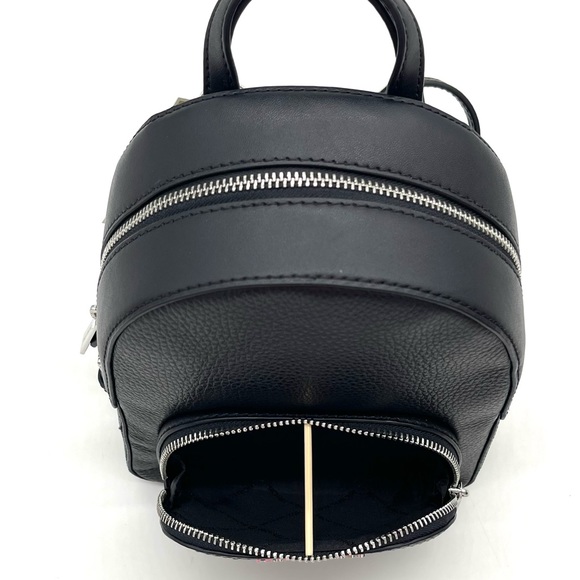 Michael Kors Jaycee Xsmall Convertible Zip Pocket Backpack Black - Picture 5 of 8